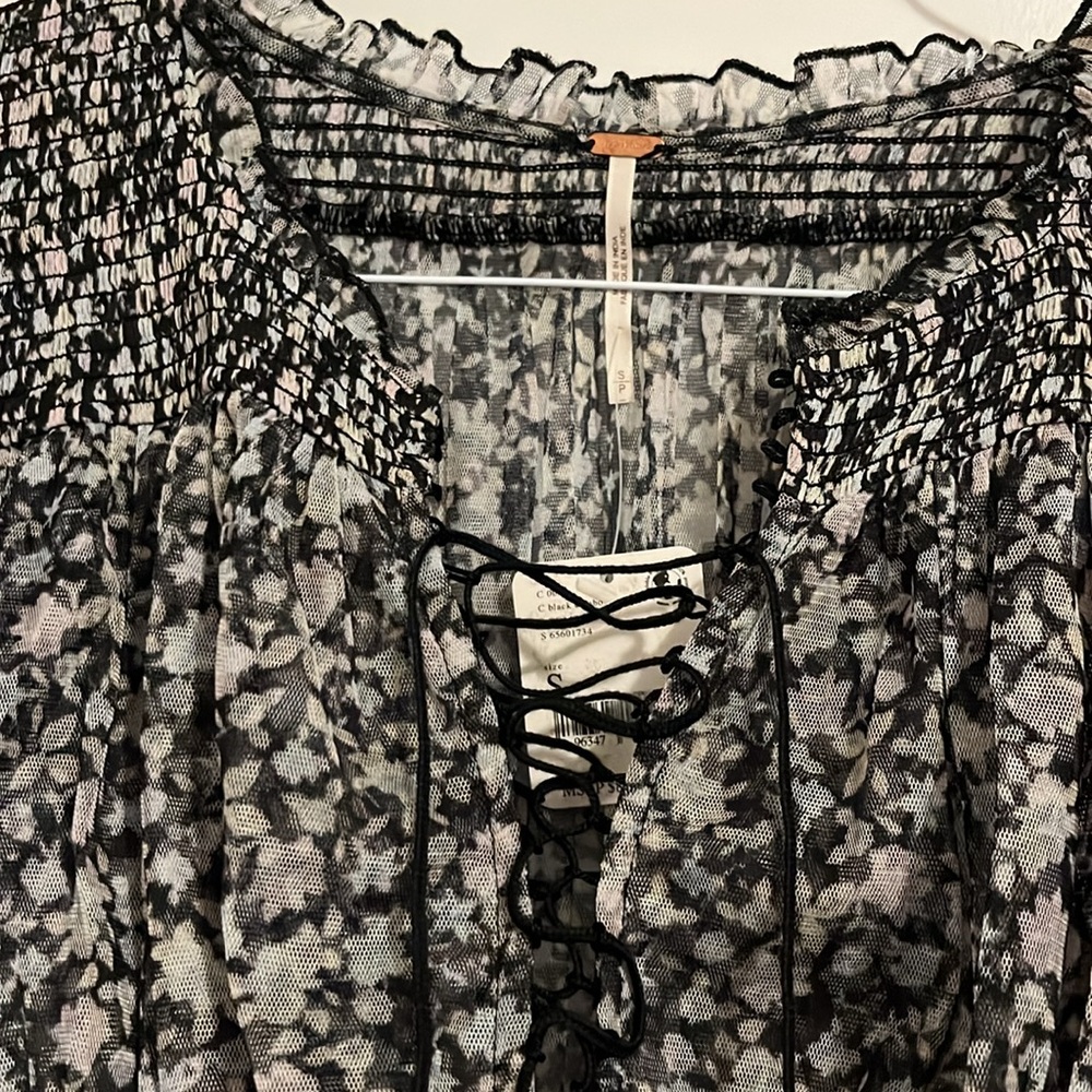 Free People Beatrice Floral Top - Picture 4 of 7